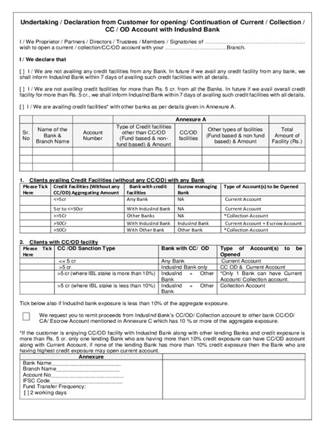 Fillable Online Account Opening Form For Non Individual Fax Email