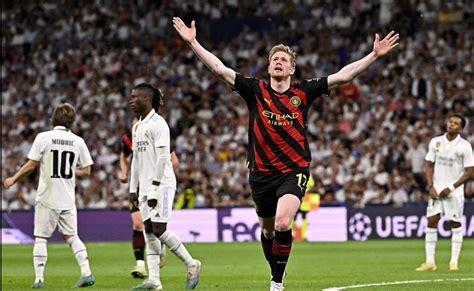 Ucl De Bruyne Stunner Earns City Draw At Madrid Thisdaylive