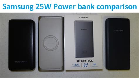 Samsung W Super Fast Charging Mah Pd Pps Power Bank Vs Samsung