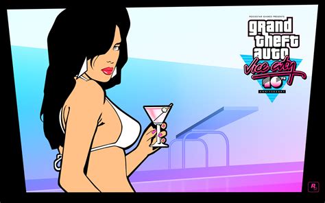 Imagen Artwork De Vice City Lady 10 Aniversario Png Grand Theft