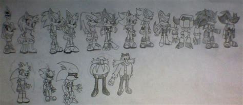 Sonic characters by enderslayer on DeviantArt