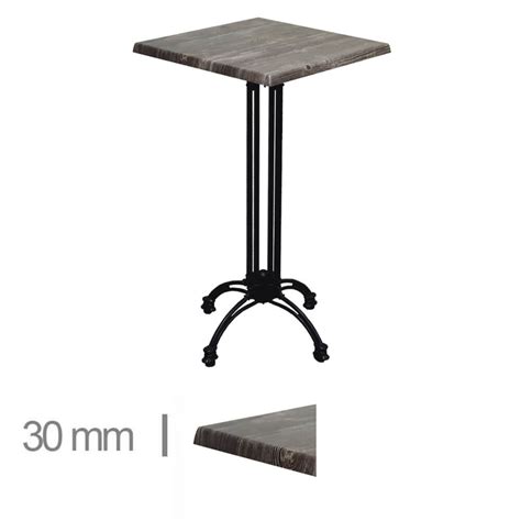 Horeca Terras Statafel Werzalit Old Pine 70x70 Cm