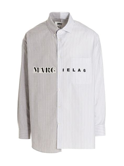 MAISON MARGIELA Logo Stripe Shirt | Editorialist