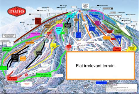 The updated Stratton honest trail map, one year later! : r/StrattonMtn