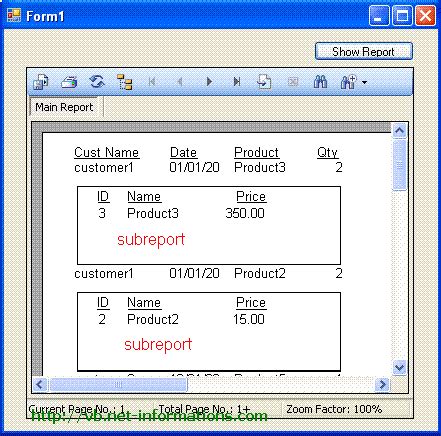 Create A Subreport In Crystal Reports