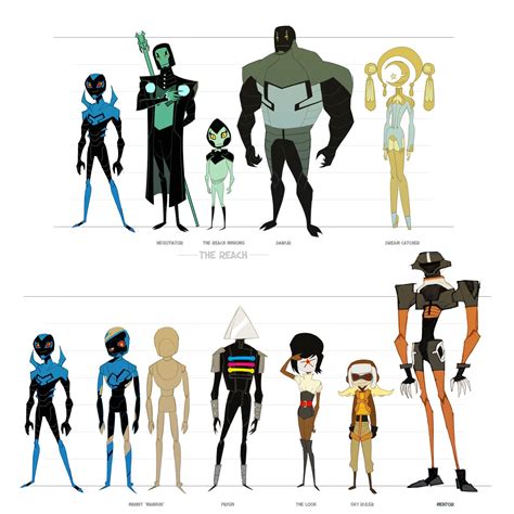 Blue Beetle Animated Villain Sheet Two | Character design references ...