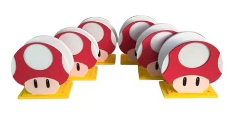 Servilleteros De Super Mario Bros En Fomi Paquete Piezas Mercadolibre