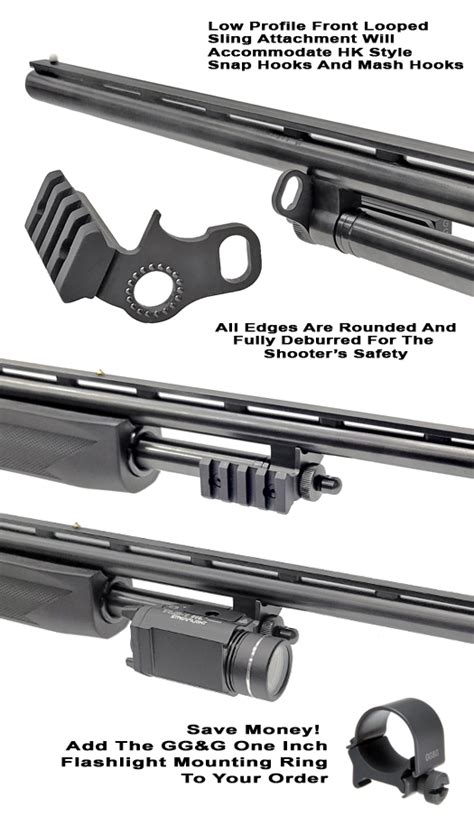 Mossberg 500 410 Bore Sling And Flashlight Mount Split Version Ggandg Mossberg 500 410 Tactical