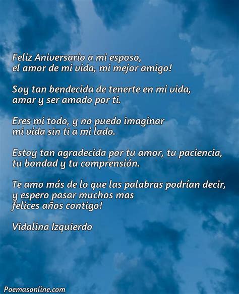 Cinco Poemas De Aniversario Para Mi Esposo Poemas Online