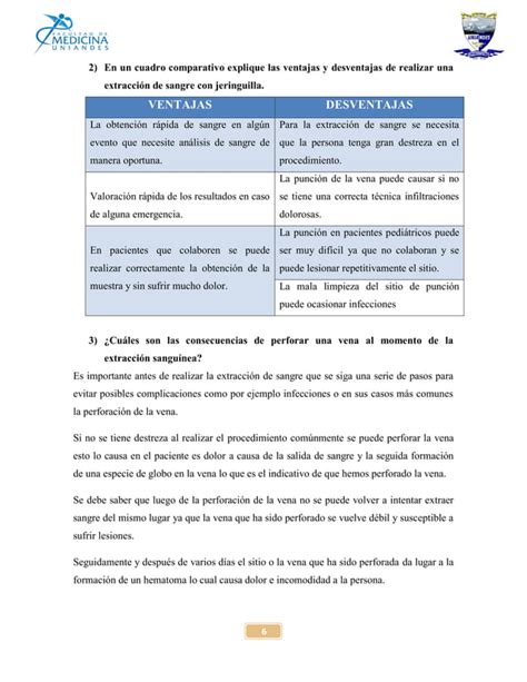 Informe De BioquÍmica TÉcnicas Para La ObtenciÓn De Sangre Venosa Con