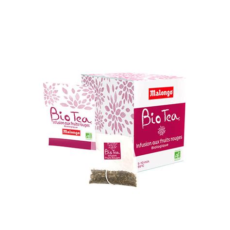 Infusion Fruits Rouge Bio Malongo Sachets Malongo Nc