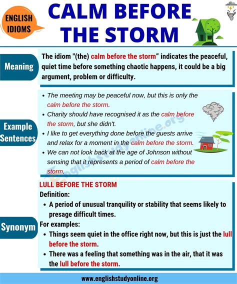 Calm Before The Storm Definition Origin Useful Examples In English