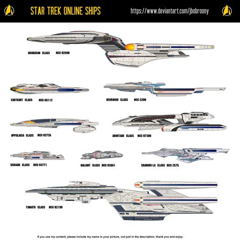 Star Trek Online Ships by jbobroony on DeviantArt