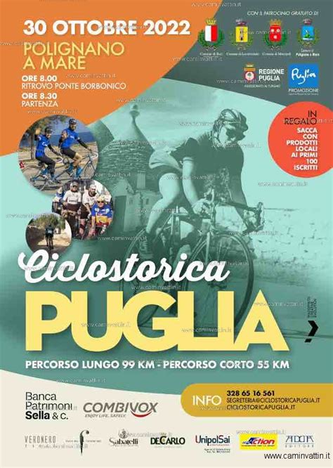 Ciclostorica Puglia 2022 Polignano Monopoli Locorotondo Camin Vattin