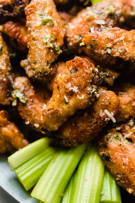 Super Crispy Garlic Parmesan Wings Recipe Little Spice Jar