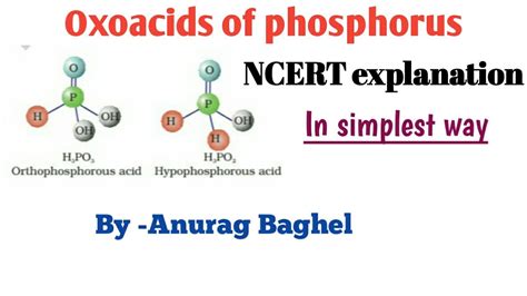 Oxoacids Of Phosphorus Group 15 YouTube