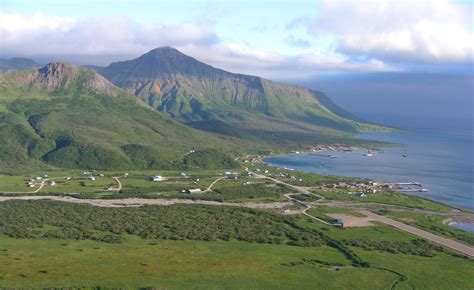 False Pass, Alaska, looking north towards the Bering Sea [2784x1704 ...