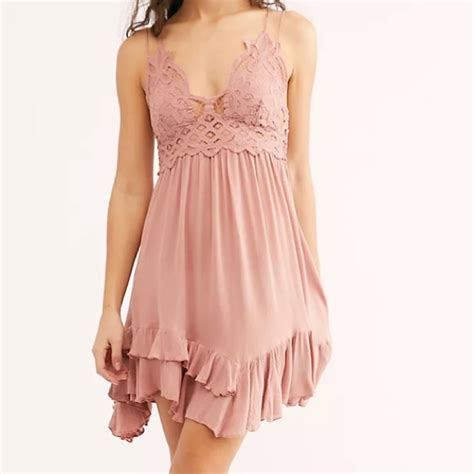 Free People Dresses Free People One Adella Slip Flowy Mini Dress