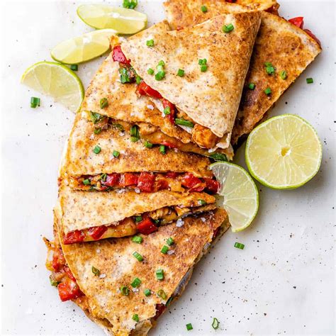 Easy Chicken Quesadilla Recipe Healthy Fitness Meals