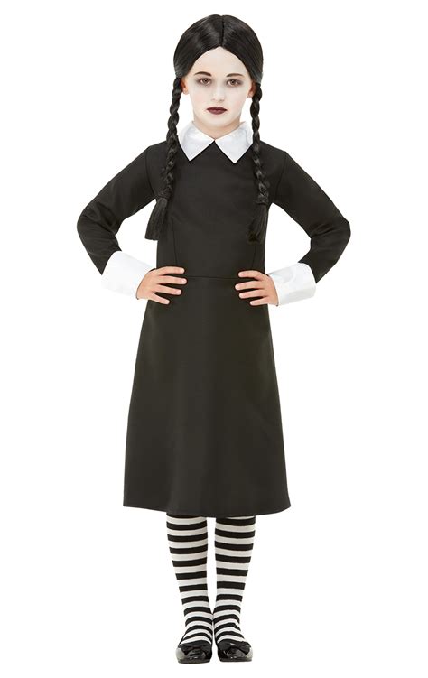 Girls Wednesday Addams Costume