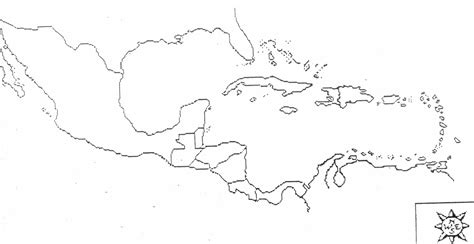 Best Ideas For Coloring Central America Blank Map