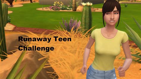 Lets Play The Sims 4 Runaway Teen Challenge Part 1 Youtube