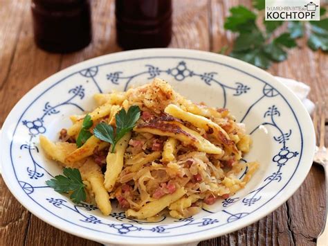 Hausgemachte Schupfnudeln Mit Sauerkraut And Serrano Schinken Würfelchen 1x Umrühren Bitte Aka