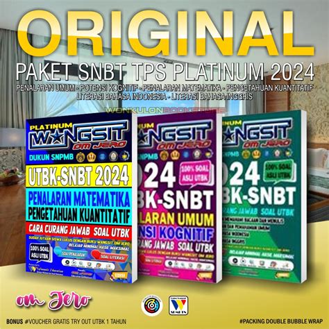 Jual Buku Wangsit Utbk Snbt Buku Paket Sukses Tps Platinum