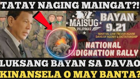 LUKSANG BAYAN SA DAVAO BAKIT HINDI NATULOY TATAY DIGONG MAS INUNA ANG