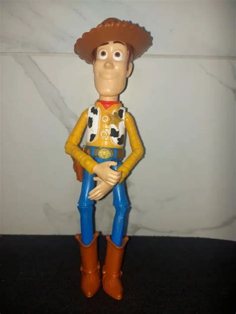 Disney Pixar Toy Story Woody Jointed Poseable Figure W Hat Mattel