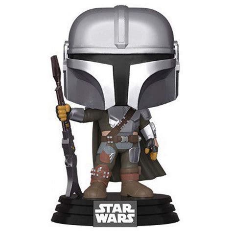 Funko Pop Bobble Head Star Wars The Mandalorian With Gun