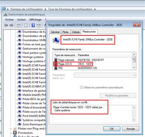 Conflit Intel(R) ICH8 Family SMBus Controller - Intel Community