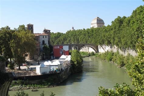 Ponte Fabricio Rome Ancient Bridge To Isola Tiberina