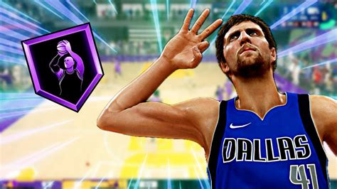 My Dirk Nowitzki Build Is Unstoppable On Nba K Youtube