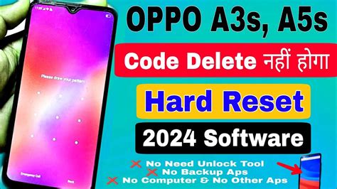 Oppo A S Ka Lock Kaise Tode Oppo A S A S Hard Reset Forgot Pattern