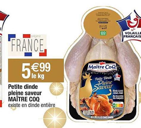 Promo Petite Dinde Pleine Saveur Ma Tre Coq Chez Cora Icatalogue Fr