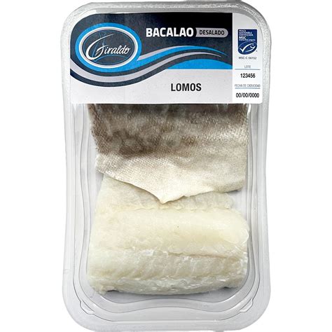 Lomos De Bacalao Desalado Msc Bandeja G Giraldo Supermercado El