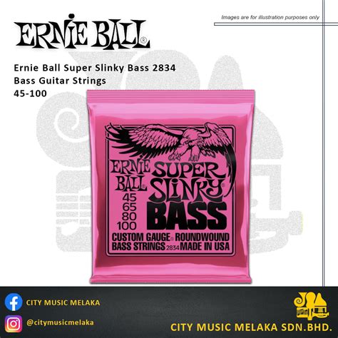 Ernie Ball Super Slinky Bass Bass Guitar Strings City