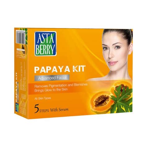 Buy Astaberry Papaya Facial Kit Steps S Online At Discounted Price