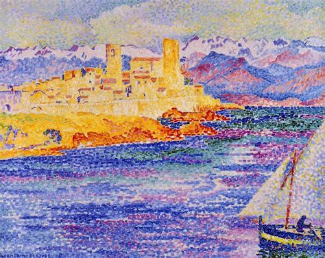 Henri Edmond Cross Antibes Tableau De Grands Peintres Et Peinture De