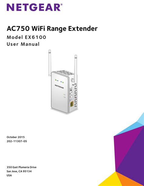 NETGEAR EX6100 USER MANUAL Pdf Download | ManualsLib