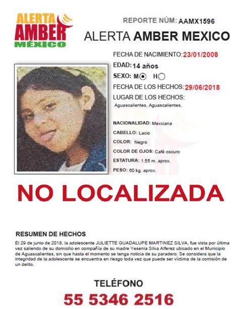 Alerta Amber M Xico On Twitter Ha Transcurrido El Tiempo De Vigencia