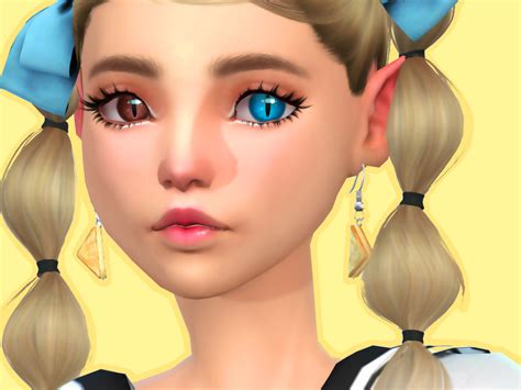 Heterochromia Eyes Moles On Face Triangle Eye Sims 4 Cc Eyes Makeup Cc Sims New Moon