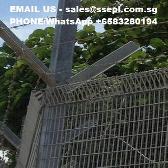 Hot Dip Galvanized Security Fence Singapore Specialized Engineering