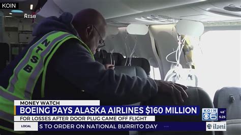 Alaska Airlines Receives Million From Boeing For Portland Door