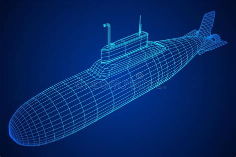 Military Submarine Vector Stock Vector Illustration Of Boat