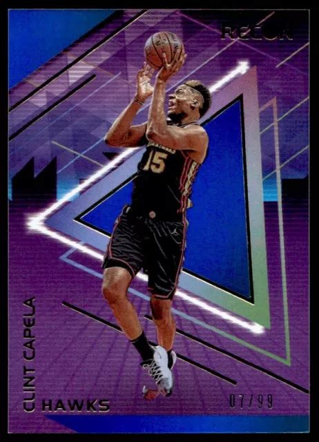 2020 21 PANINI RECON Holo Bleu Clint Capela 99 8 EUR 1 10 PicClick FR