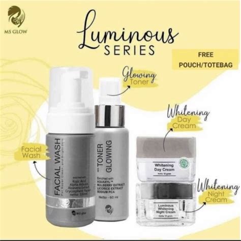 Jual Paket Wajah Ms Glow Luminous Series Original Shopee Indonesia