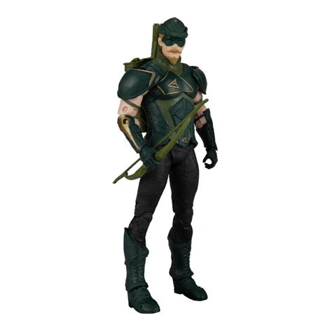 Injustice Page Punchers Green Arrow Figure With Comic