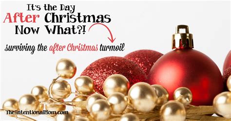 It's the Day After Christmas, Now What? Surviving After Christmas Turmoil